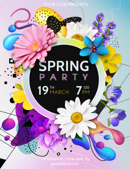 Fun Spring Event Flyer Copy of Spring Party Event Flyer | PosterMyWall