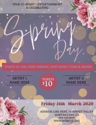 spring Party Event Template | PosterMyWall