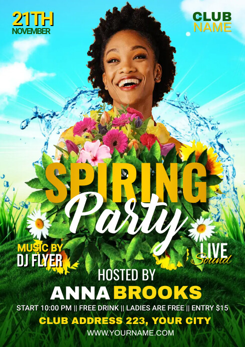 Fun Spring Event Flyer Spring Event Flyer Template