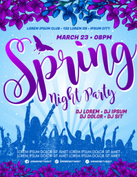 SPRING PARTY BANNER Template | PosterMyWall