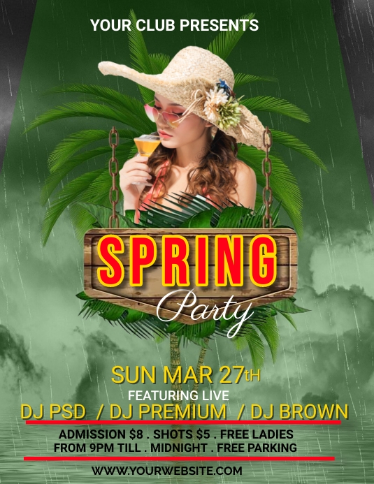 Spring Bash Flyer Copy of spring party flyer | PosterMyWall