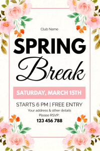 Spring Party Invitation Template PosterMyWall