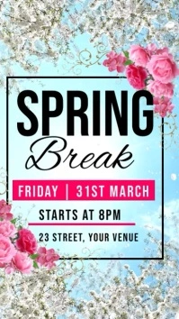 spring party invitation Instagram Story template