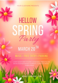 SPRING PARTY TEMPLATE | PosterMyWall