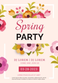 SPRING PARTY TEMPLATE | PosterMyWall