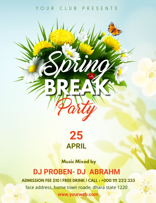 Spring Party Template | PosterMyWall