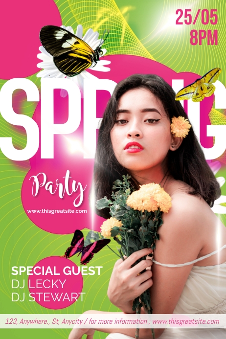 Spring Party Template | PosterMyWall