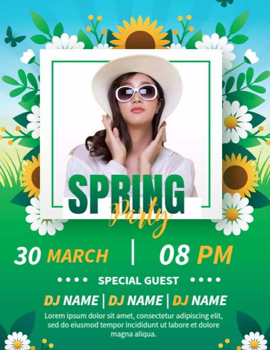 Spring Party Template | PosterMyWall