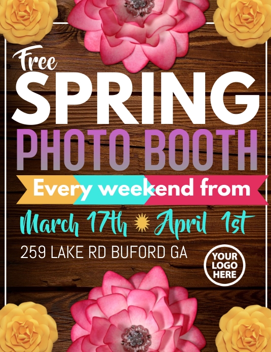 Copy of Spring Photo Booth | PosterMyWall