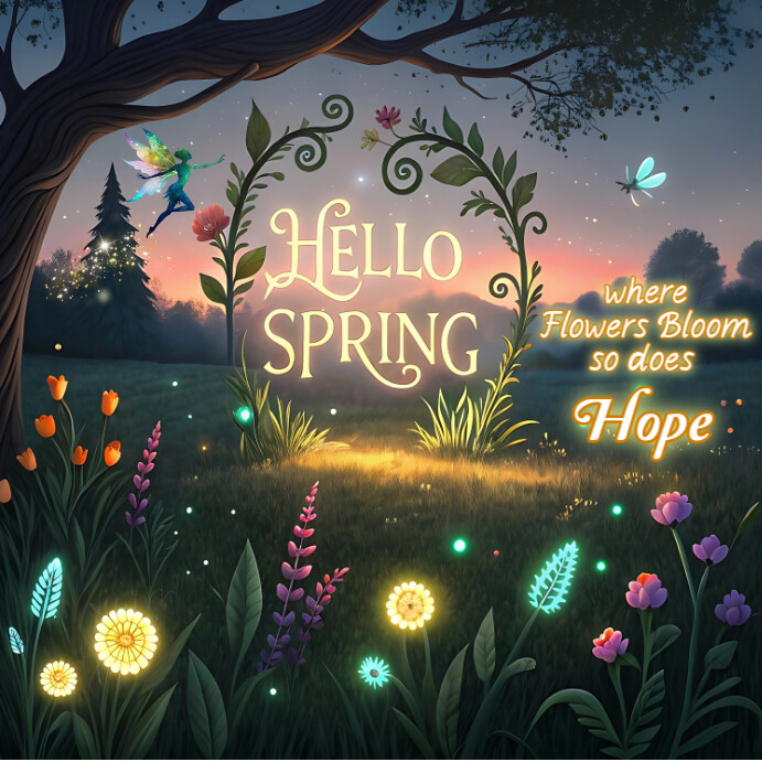 Spring Quote Horizontal Layout Copy of Spring Positive Quote Template | PosterMyWall