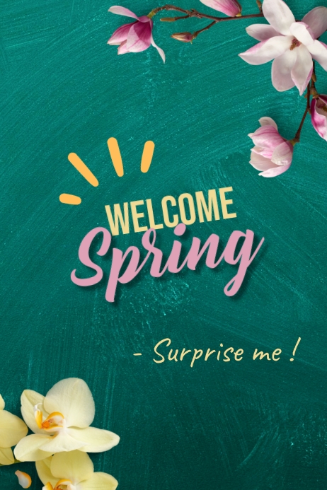 spring post design template | PosterMyWall