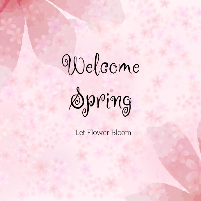 Spring Post Template PosterMyWall