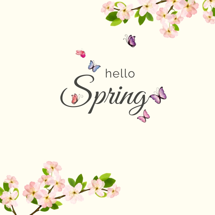 Spring Post Instagram Template | PosterMyWall