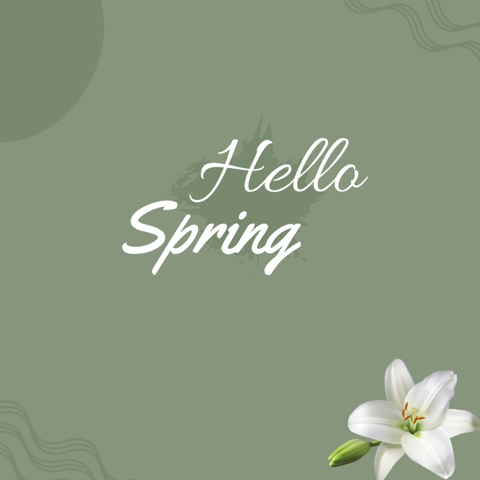 Spring Post Instagram Template | PosterMyWall