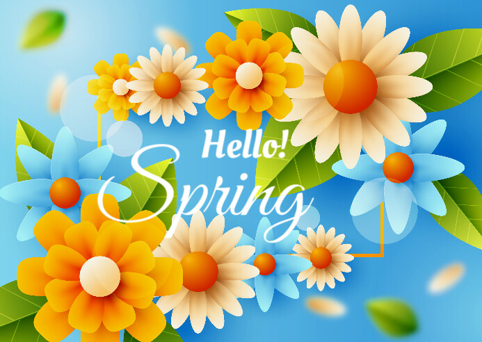 Plantilla de Postal de Primavera | PosterMyWall