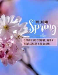 Spring Ad Verbage Spring poster ad Template | PosterMyWall