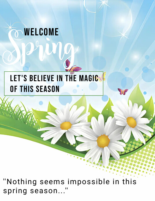 Copy of Spring poster ad | PosterMyWall