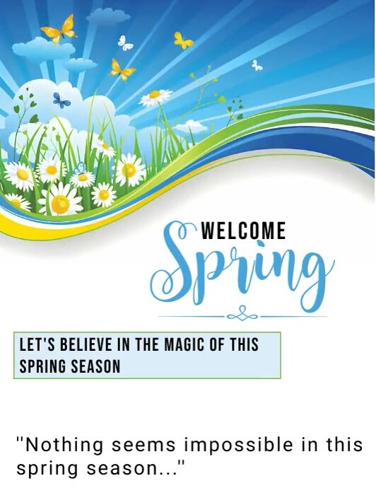 Spring poster ad Template | PosterMyWall
