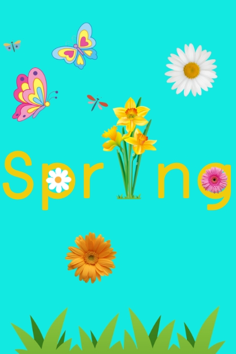 Spring Poster Inserts Copy of Spring Poster | PosterMyWall