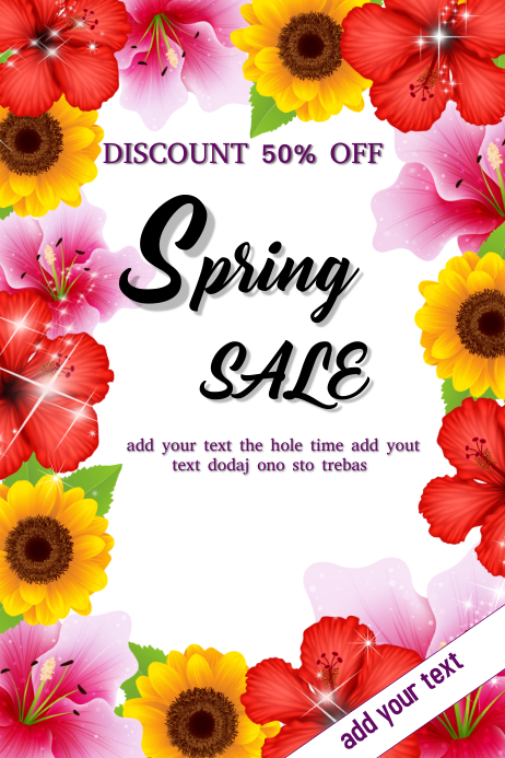 Spring Product Poster spring Template | PosterMyWall