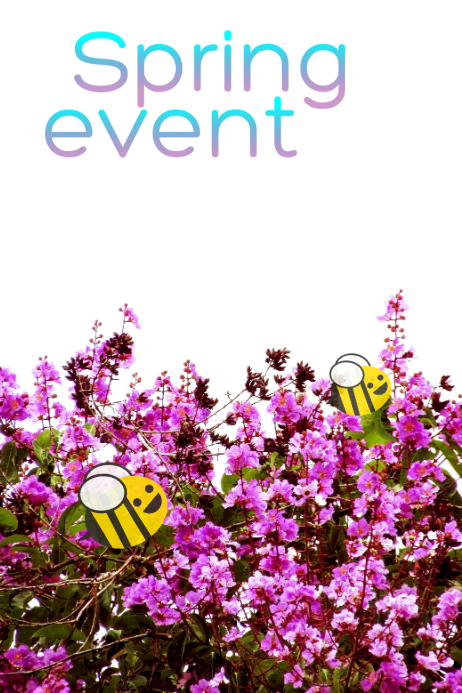 Spring Block Poster Sprimg Template | PosterMyWall