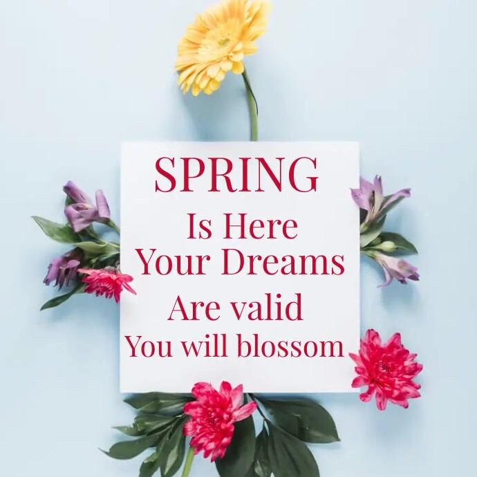 Copy of Spring Quote and Inspiration | PosterMyWall
