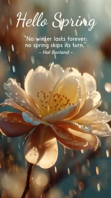 Spring Quote Horizontal Layout spring quote Template | PosterMyWall
