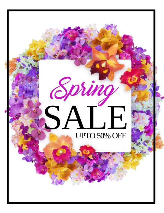 Spring Retail Sale This Design Template is not available | PosterMyWall