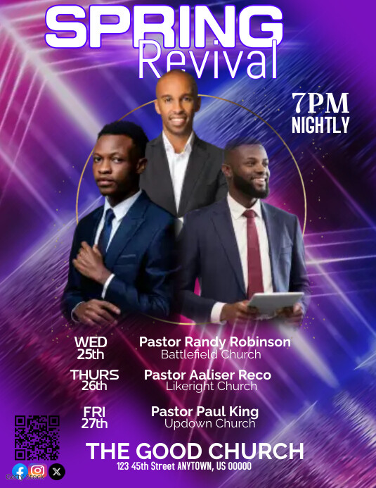 Spring Revival Template | PosterMyWall