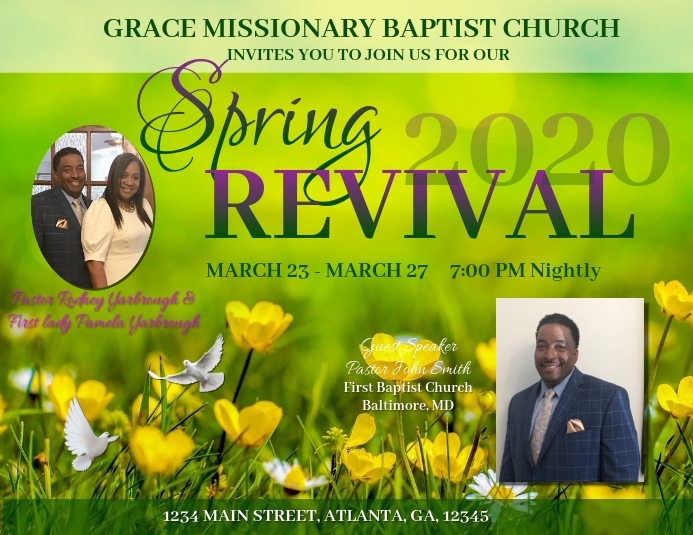 Spring Revival Template | PosterMyWall