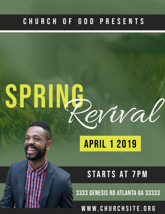 Spring revival Template | PosterMyWall