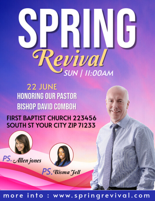 Spring Revival Sign Plantilla de spring revival flyer | PosterMyWall