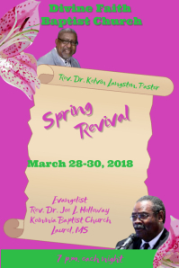 customizable design templates for revival postermywall spring revival 2018 flyer template