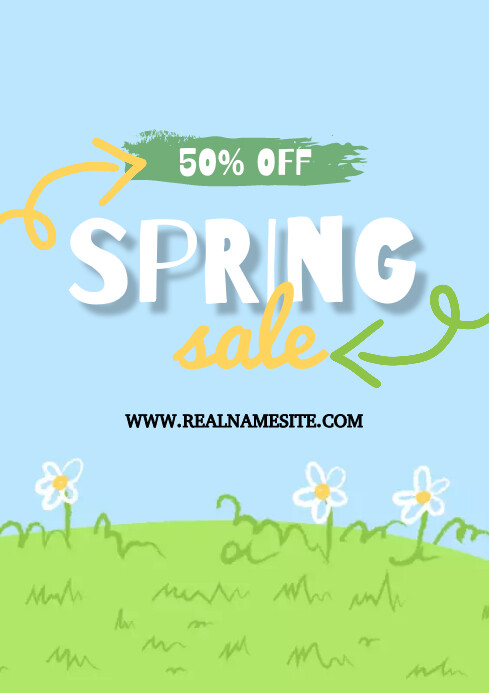 Spring Sale A4 Template | PosterMyWall
