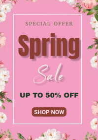 Spring Sale Promo Flyer or Poster template | PosterMyWall