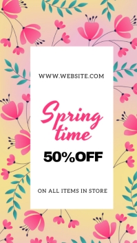 Spring Sale Ad Flyer Template | PosterMyWall