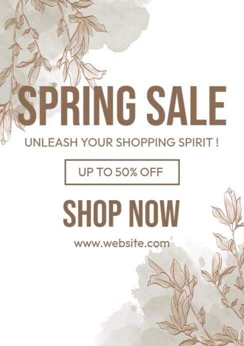Plantilla de Spring Sale Ads | PosterMyWall