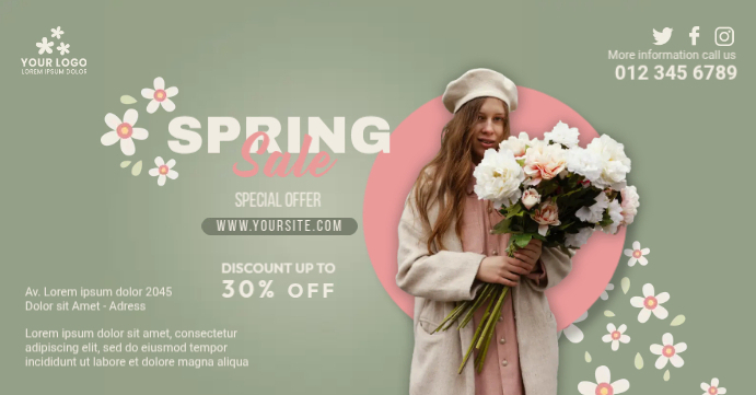 Spring Mail Ad Spring Sale ADS Template | PosterMyWall