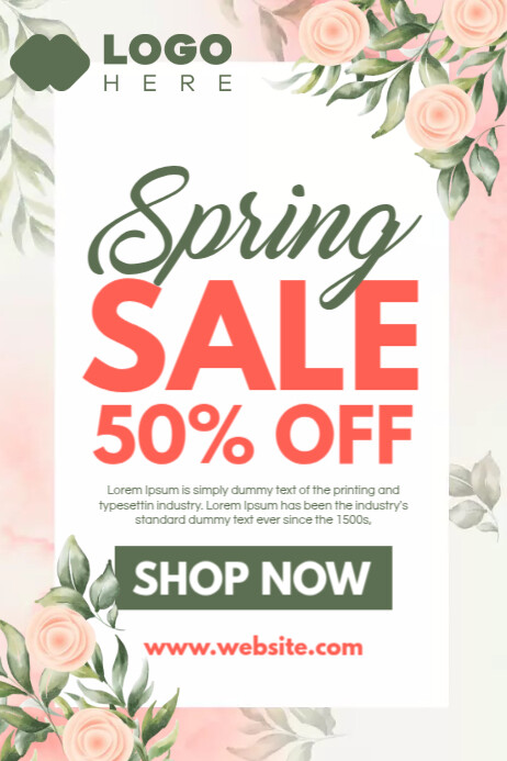Spring Sale Ads Template | PosterMyWall