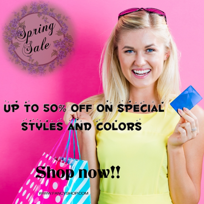 Spring sale Template | PosterMyWall