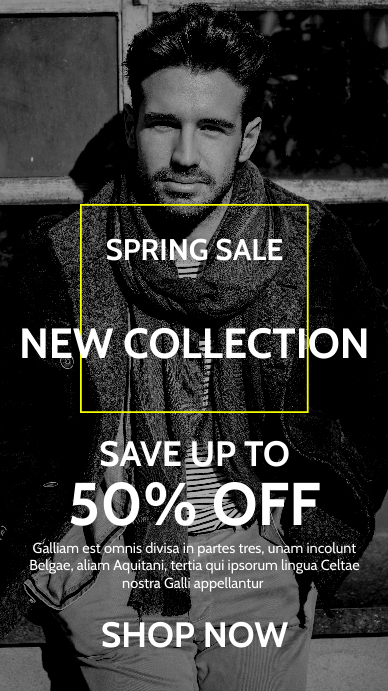 Spring Sale advertisement whatsapp status ins Instagram-verhaal template