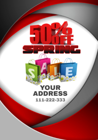 Spring Retail Sale Spring Sales Event Template | PosterMyWall