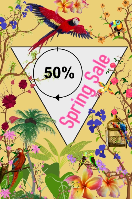 Spring Product Poster Spring Sale/Beauty Product/Fashion poster Template | PosterMyWall