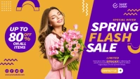 Spring Sale Facebook Cover Video (16:9) template