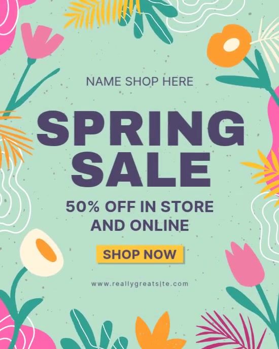 spring sale Template | PosterMyWall
