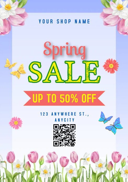 Spring Sale Template | PosterMyWall