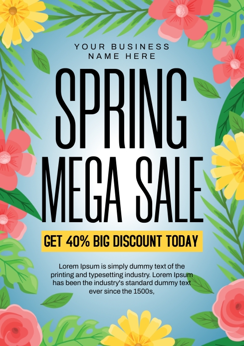 Spring sale Template | PosterMyWall