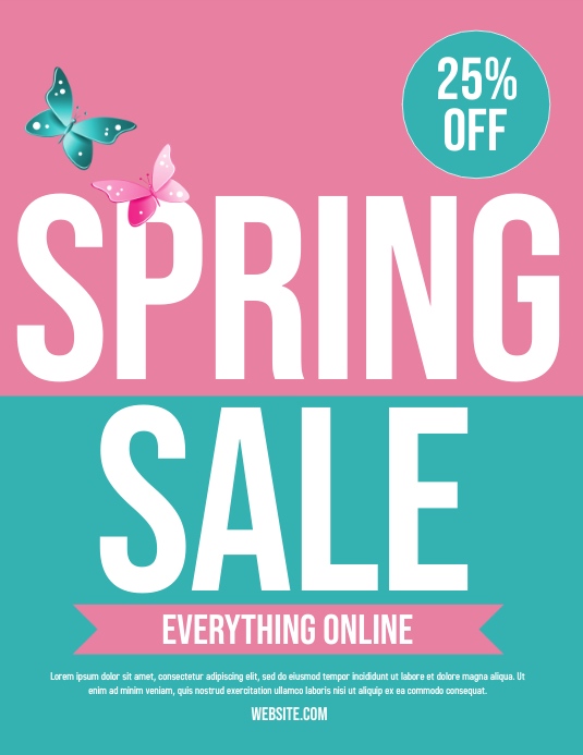 Spring Sale Template | PosterMyWall