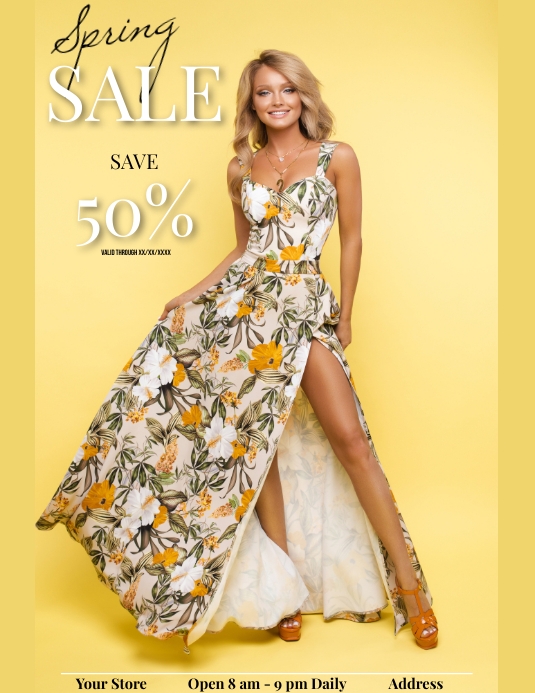 SPRING SALE Template | PosterMyWall