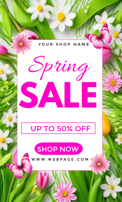 Spring Sale Template | PosterMyWall